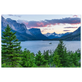 St. Mary Lake, Glacier National Park, Montana. Print only. Frame not included.