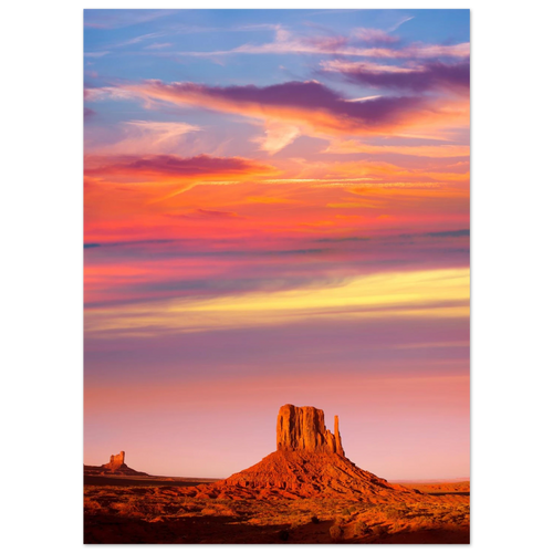 Monument Valley. Print only. Frame not included.