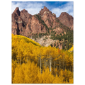 Maroon Bells, Colorado. Print only. Frame not included.