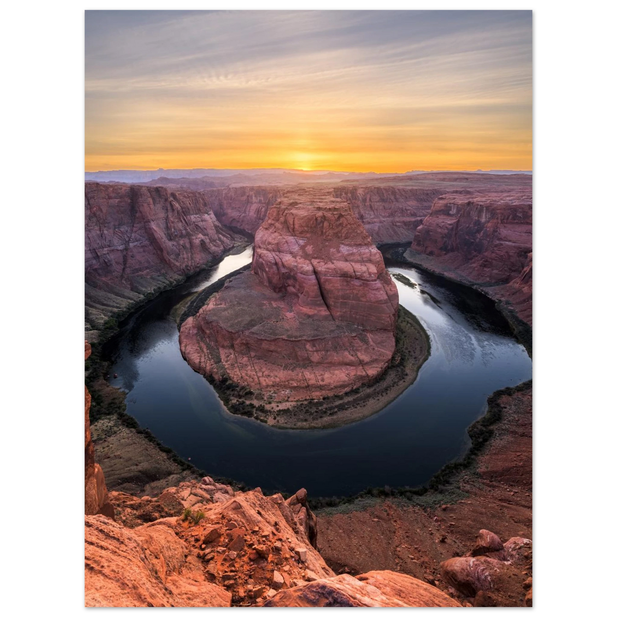 Horseshoe Bend, Arizona. Print only. Frame not included.