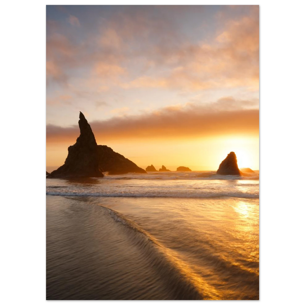 Bandon Beach, Oregon. Print only. Frame not included.