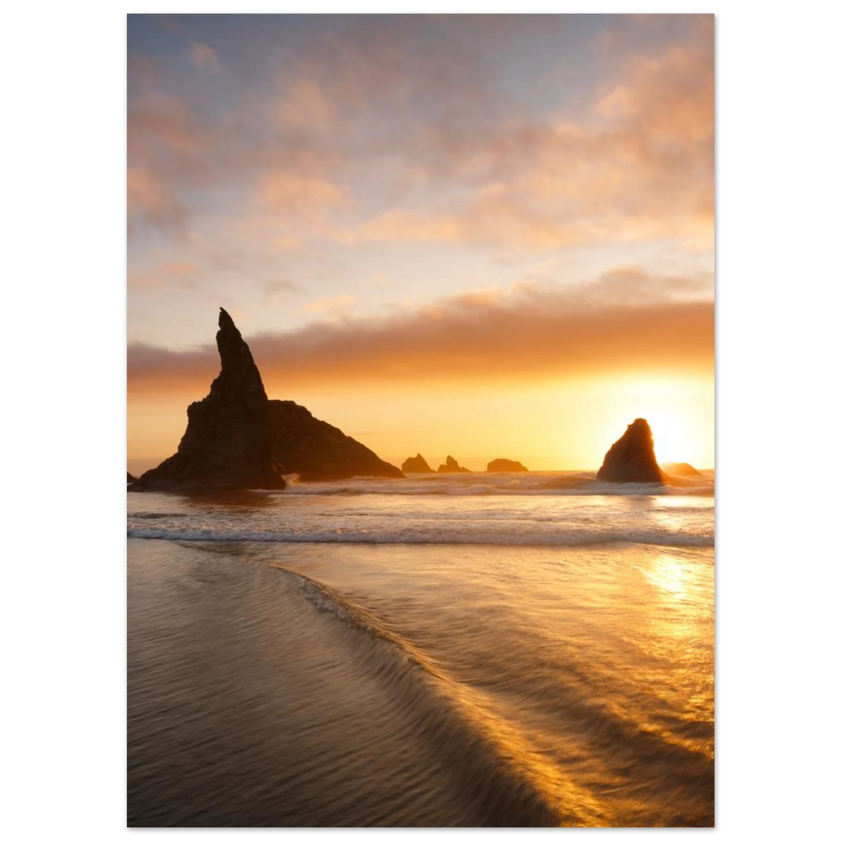 Bandon Beach, Oregon. Print only. Frame not included.