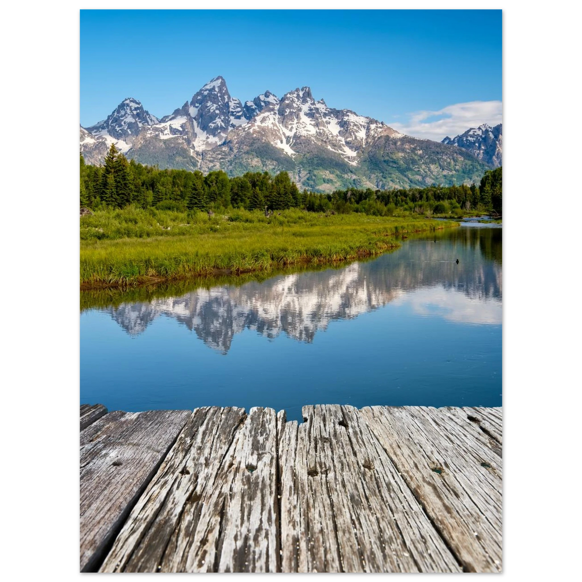 Grand Teton, Wyoming. Print only. Frame not included.