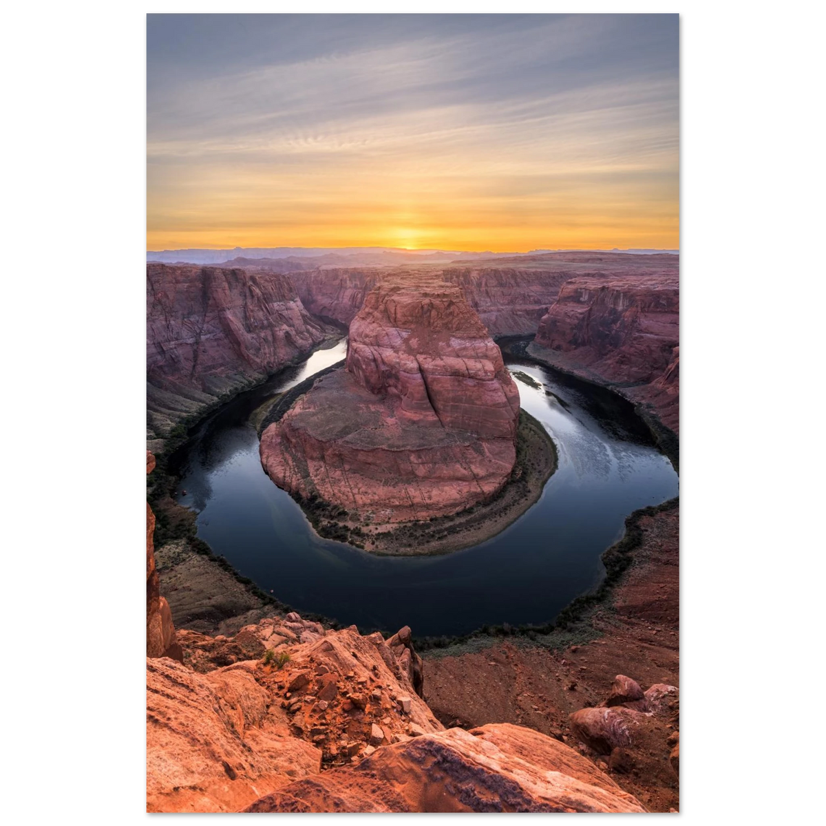 Horseshoe Bend, Arizona. Print only. Frame not included.