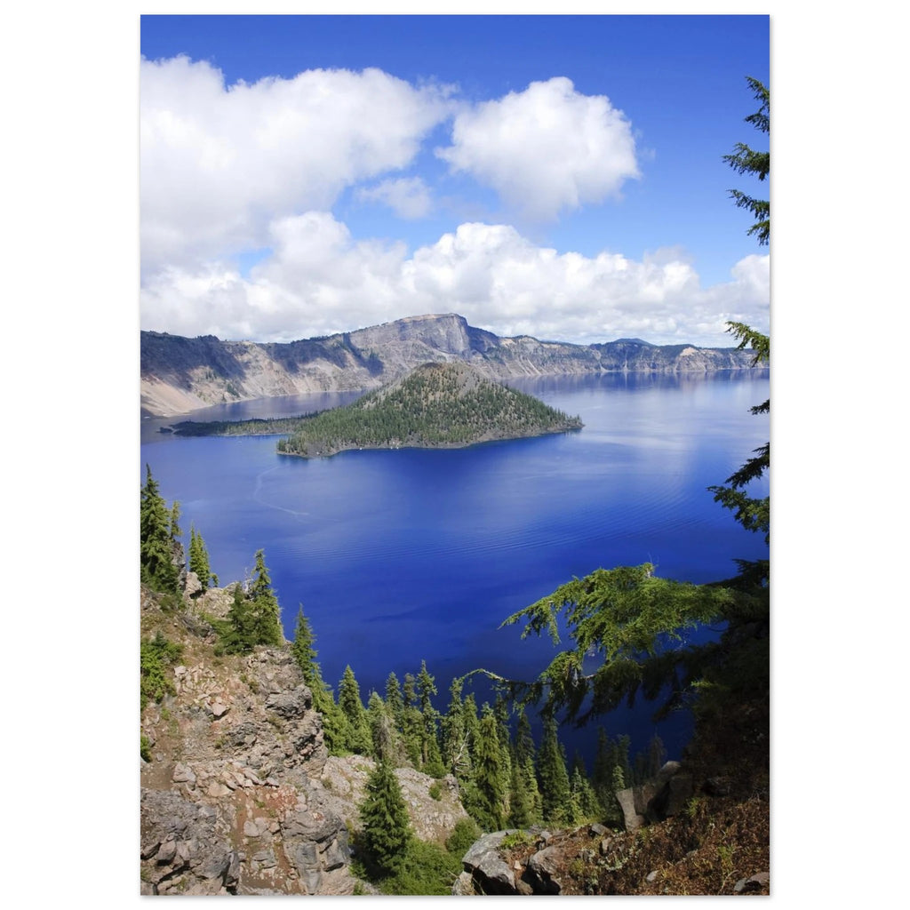 Crater Lake, Oregon. Print only. Frame not included.