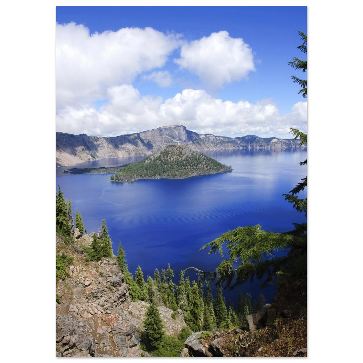 Crater Lake, Oregon. Print only. Frame not included.
