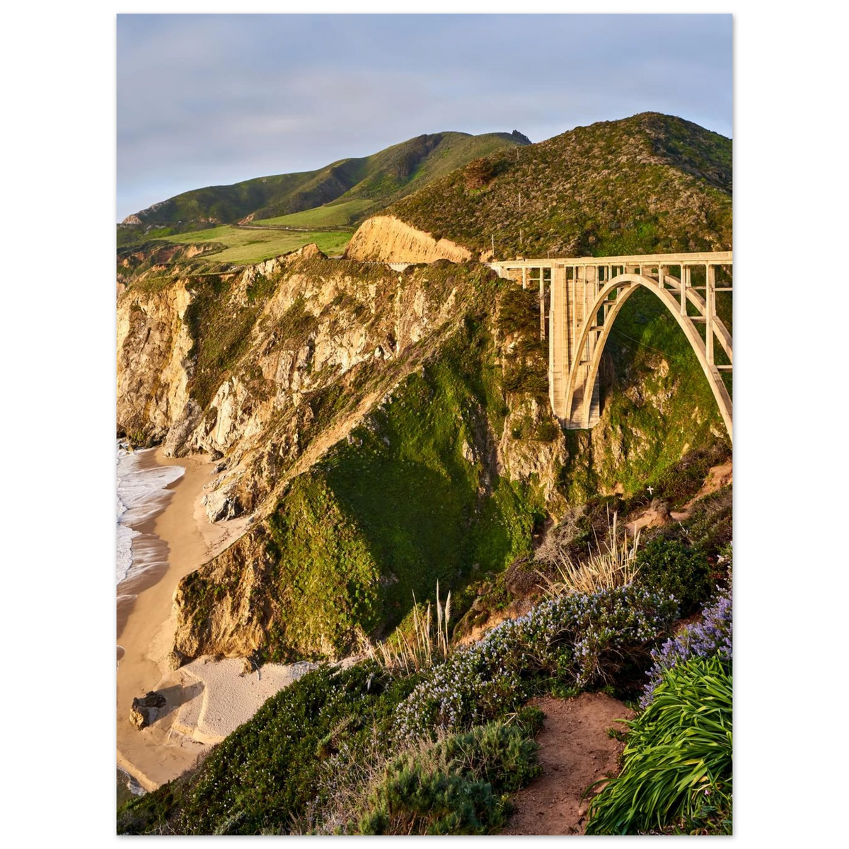 Bixby Bridge, California. Print only. Frame not included.