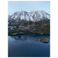 Lake Tahoe in Winter, California & Nevada. Print only. Frame not included.